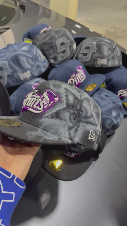 THE PINTS FITTED HAT STAR SKULL 1 OF 1